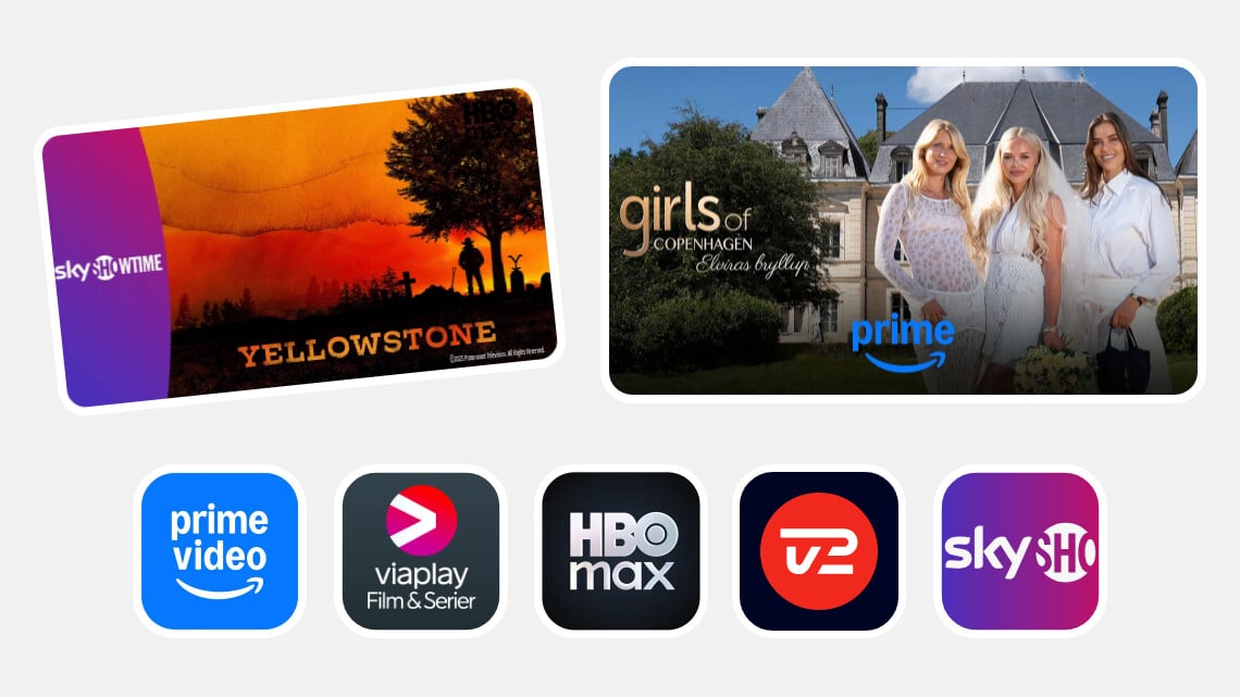 Yellowstone og Girls of Copenhagen