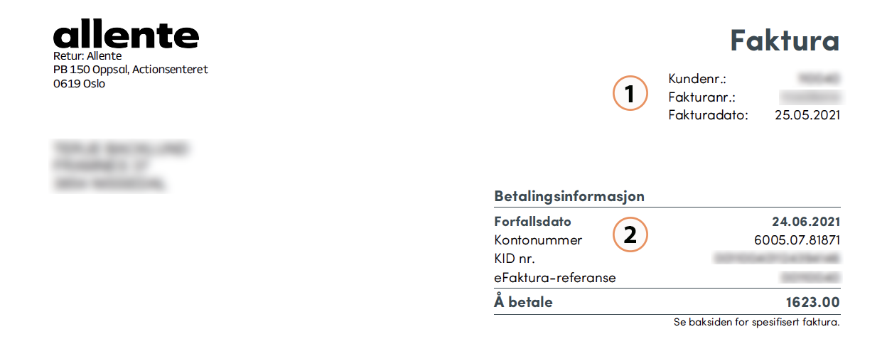 Spørgsmål Om Ny Faktura Fra Allente – Allente